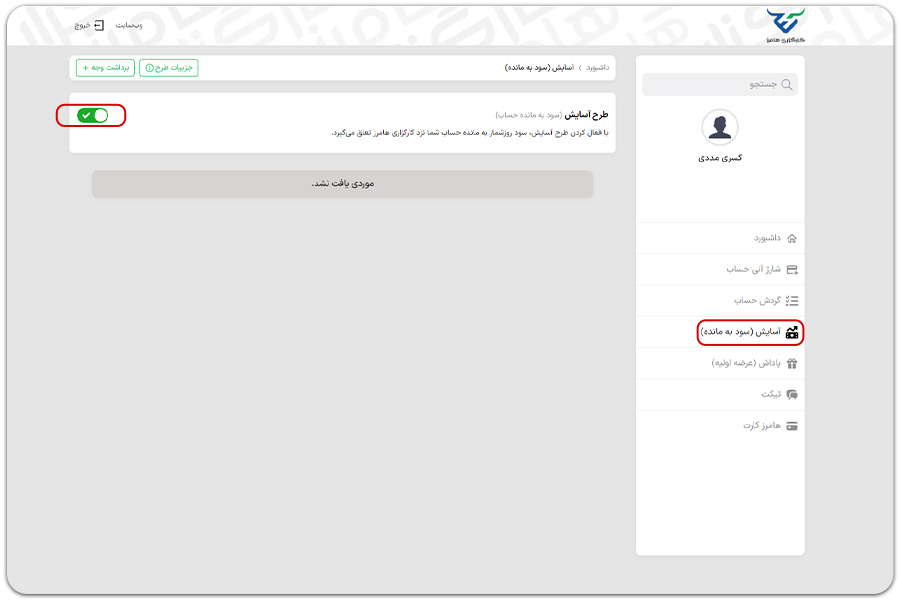 آموزش فعالسازی طرح پاداش